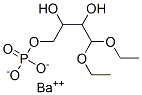 barium 4,4-diethoxy-2,3-dihydroxybutyl phosphate 结构式