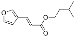 3-methylbutyl 3-(3-furyl)acrylate 结构式