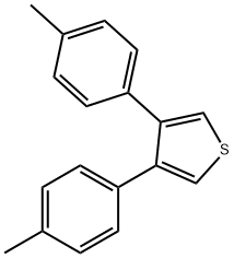 3,4-DI-P-TOLYL-THIOPHENE 结构式