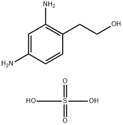 4-(2-hydroxyethyl)-m-phenylenediammonium sulphate 结构式