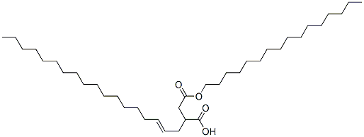 hexadecyl hydrogen 2-octadecenylsuccinate 结构式