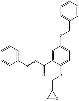 1-[2-(OxiranylMethoxy)-5-(benzyloxy)phenyl]-3-phenyl-2-propen-1-one 结构式