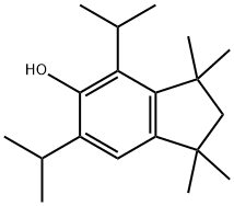 4,6-二异丙基-1,1,3,3-四甲基-5-茚醇 结构式