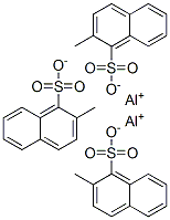 dialuminium tris[2-methylnaphthalenesulphonate] 结构式