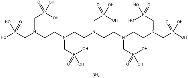 nonaammonium pentahydrogen [[(phosphonatomethyl)imino]bis[ethylene[(phosphonatomethyl)imino]ethylenenitrilobis(methylene)]]tetrakisphosphonate 结构式