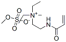 diethylmethyl[2-[(1-oxoallyl)amino]ethyl]ammonium methyl sulphate 结构式