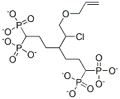 3-(allyloxy)-2-chloropropylidene dipropyl diphosphonate  结构式