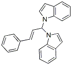 1,1'-(3-phenylallylidene)bis(1H-indole) 结构式