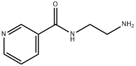 N-(2-氨基-乙基)-烟酰胺 结构式