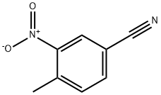 4-甲基-3-硝基苯甲腈 结构式