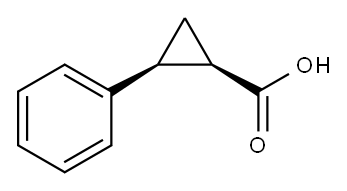 顺-2-苯基环丙烷甲酸 结构式