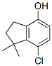 7-chloro-1,1-dimethylindan-4-ol 结构式
