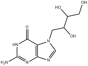 N7-(2',3',4'-TRIHYDROXYBUTYL)GUANINE 结构式