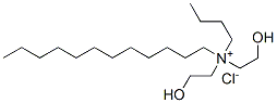 butyldodecylbis(2-hydroxyethyl)ammonium chloride 结构式