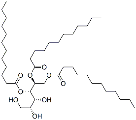 D-glucitol trilaurate 结构式