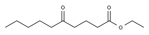 5-氧代癸酸乙酯 结构式