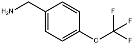 4-(三氟甲氧基)苯甲胺 结构式
