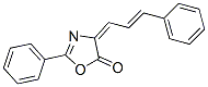 2-phenyl-(4-cinnamylidene)oxazolin-5-one 结构式