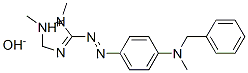 3-[[4-[benzylmethylamino]phenyl]azo]-1,2-dimethyl-1H-1,2,4-triazolium hydroxide 结构式