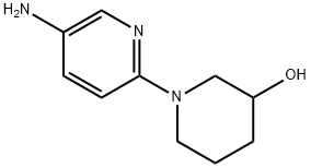 1-(5-AMINO-2-PYRIDINYL)-3-PIPERIDINOL 结构式