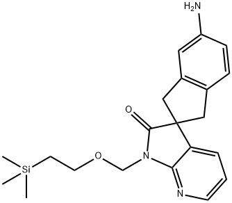 5-氨基-1 ' - ((2-(三甲基甲硅烷基)乙氧基)甲基)-1,3-二氢螺[茚-2,3'-吡咯并 结构式