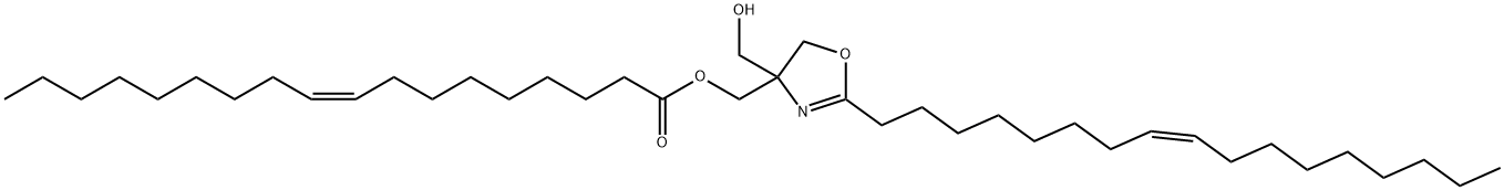 [2-(8-heptadecenyl)-4,5-dihydro-4-(hydroxymethyl)oxazole-4-yl]methyl oleate 结构式