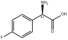 D-对氟苯甘氨酸 结构式