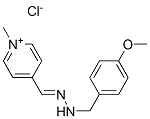 4-[[(4-methoxyphenyl)methylhydrazono]methyl]-1-methylpyridinium chloride 结构式