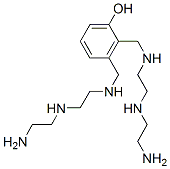 2,3-bis[[[2-[(2-aminoethyl)amino]ethyl]amino]methyl]phenol  结构式