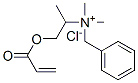 [2-(acryloyloxy)-1-methylethyl]benzyldimethylammonium chloride 结构式
