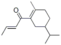 1-(5-isopropyl-2-methyl-1-cyclohexen-1-yl)-2-buten-1-one 结构式