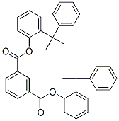 bis[(1-methyl-1-phenylethyl)phenyl] isophthalate 结构式