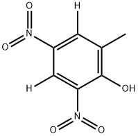 4,6-二硝基邻甲酚-D2 结构式