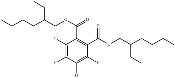 邻苯二甲酸二(2-乙基己酯) 结构式