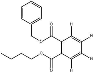 邻苯二甲酸二丁基苄基酯-3,4,5,6-D4 结构式
