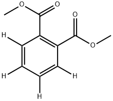 邻苯二甲酸二甲酯-D4 结构式