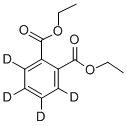 氘代邻苯二甲酸二乙酯 结构式