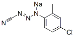 3-(4-chloro-2-methylphenyl)-1-triazene-1-carbonitrile, sodium salt 结构式