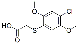 [(4-chloro-2,5-dimethoxyphenyl)thio]acetic acid 结构式