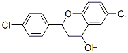 6-chloro-2-(4-chlorophenyl)-3,4-dihydro-2H-1-benzopyran-4-ol 结构式