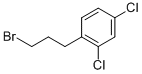 1-(3-溴丙基)-2,4-二氯苯 结构式