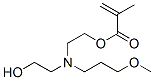 2-[(2-hydroxyethyl)(3-methoxypropyl)amino]ethyl methacrylate 结构式