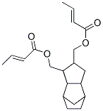(octahydro-4,7-methanoindene-1H-diyl)bis(methylene) dicrotonate 结构式