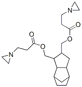 (octahydro-4,7-methano-1H-indenediyl)bis(methylene) bis(aziridine-1-propionate) 结构式