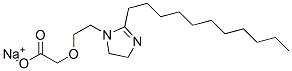 sodium [2-(4,5-dihydro-2-undecyl-1H-imidazol-1-yl)ethoxy]acetate 结构式