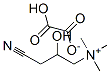 (3-cyano-2-hydroxypropyl)trimethylammonium hydrogen oxalate 结构式