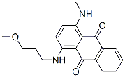 1-[(3-methoxypropyl)amino]-4-(methylamino)anthraquinone 结构式