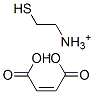 (2-mercaptoethyl)ammonium hydrogen maleate  结构式