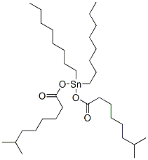 bis(isononanoyloxy)dioctylstannane 结构式