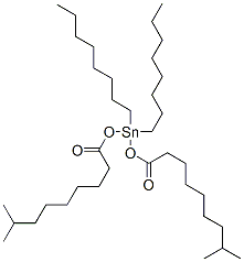 bis(isodecanoyloxy)dioctylstannane 结构式